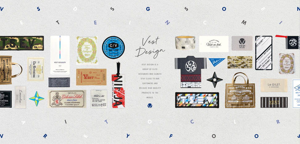 Apparel Accessories & Woven Labels | VEST CO.,LTD.